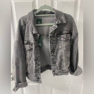 NWT Wild Fable Charcoal Jean Jacket S